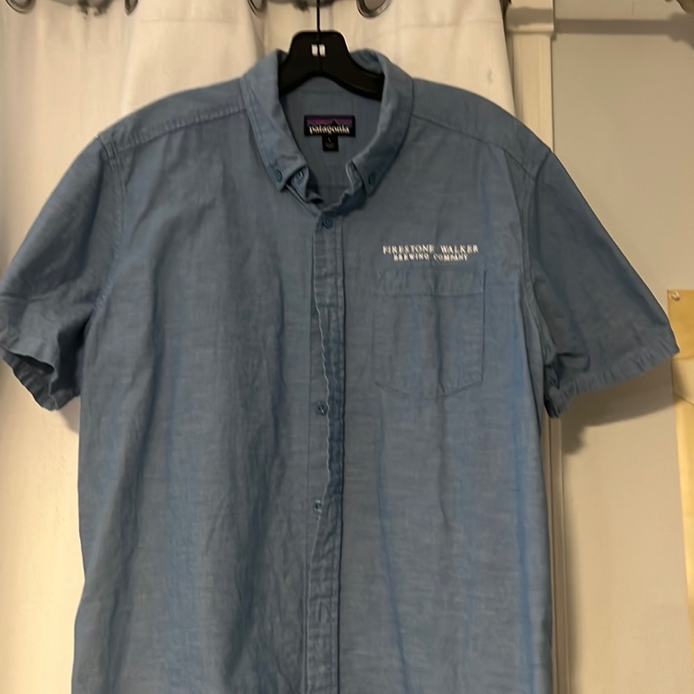 Firestone Walker Brewery Patagonia button up beer shirt